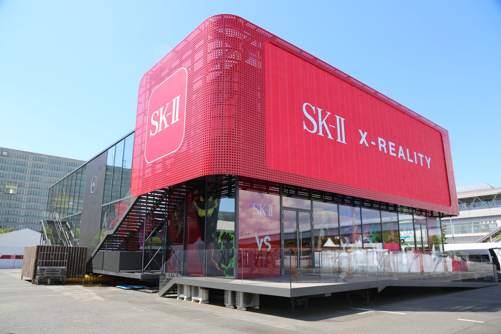 SK-II Olympics Showpavilion exterior