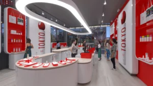 Olympic Showpavilion SK-II Store internal view