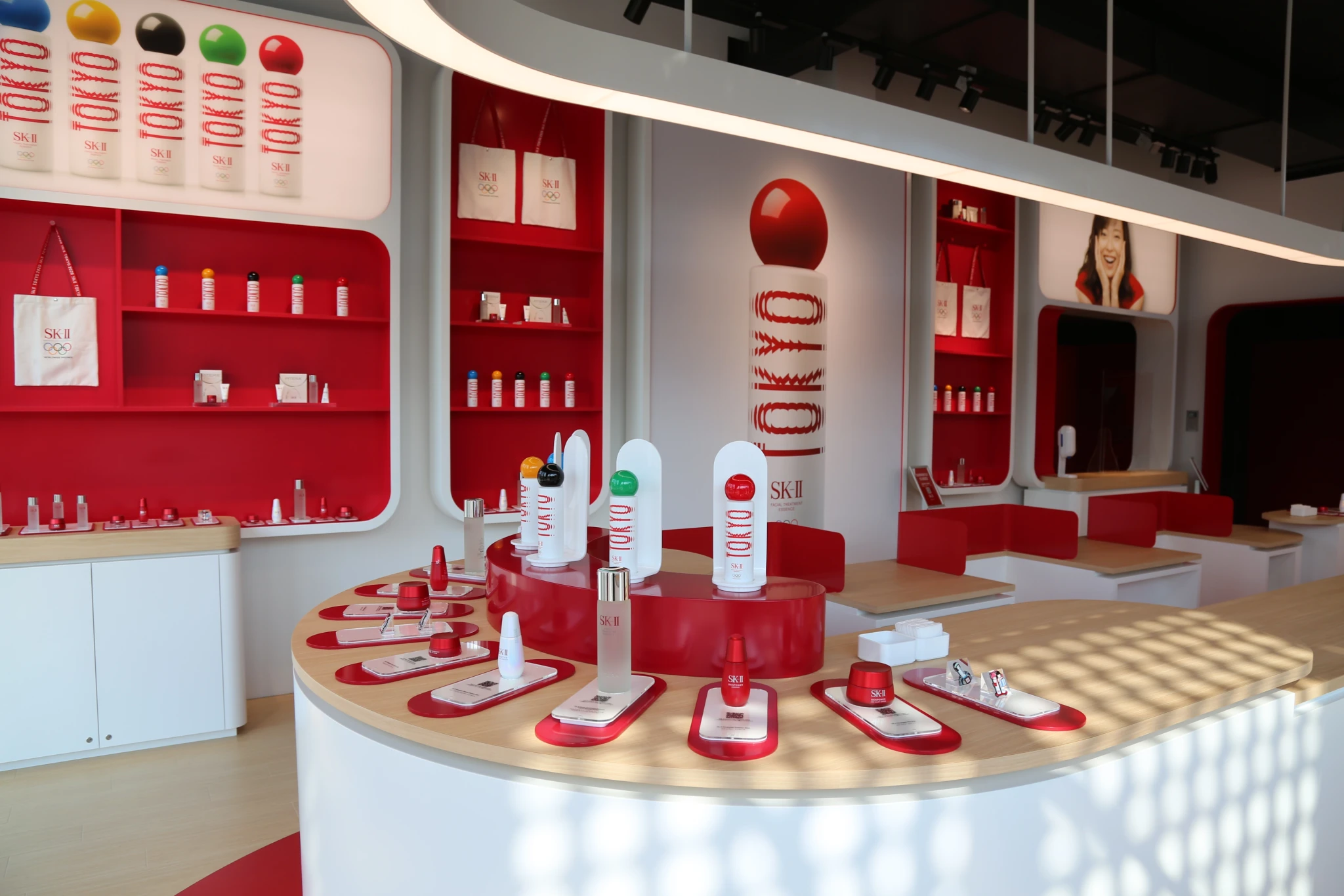 Olympic Showpavilion SK-II Store internal view