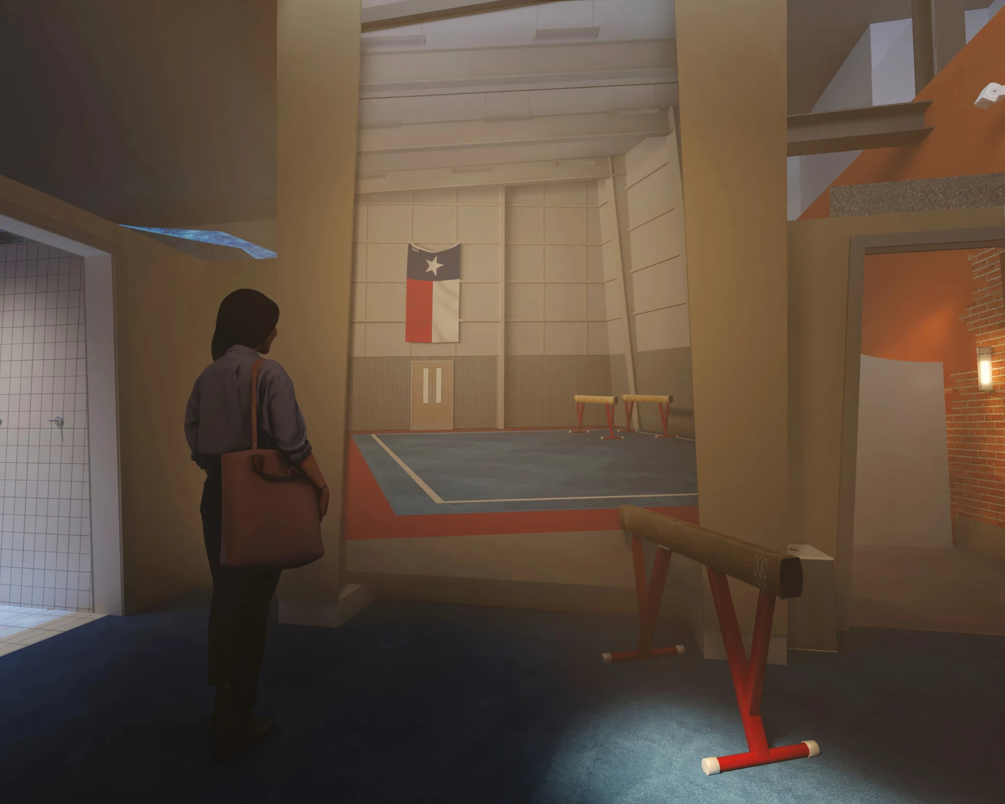 Mixed-Reality Simone Biles Gym